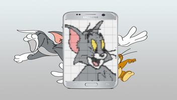 Color By Number Sandbox Tom Coloring Jerry screenshot 3