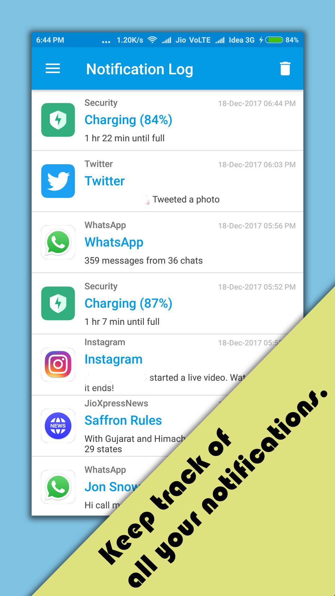 Notification History Log APK for Android Download