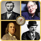 Guess Famous People History Quiz of Great Persons Zeichen