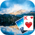 Solitaire Far Mountain Theme icône