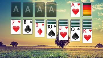 Solitaire Green Field Theme स्क्रीनशॉट 2