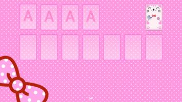 Solitaire Pink Kitten Theme Screenshot 3