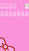 Solitaire Pink Kitten Theme स्क्रीनशॉट 1