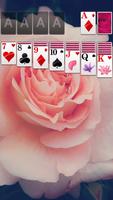 Solitaire Purple Rose Theme plakat