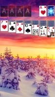 Solitaire Polar Sunrise Theme Affiche