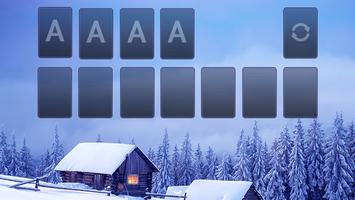 Solitaire Snowy Village Theme Ekran Görüntüsü 3