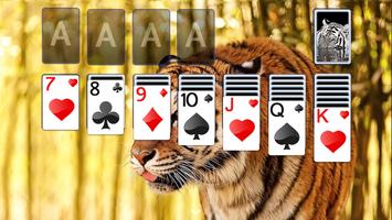 Solitaire Tiger Theme اسکرین شاٹ 2