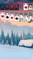 Solitaire Wintry Scene Theme poster