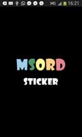 MSORD Sticker Affiche