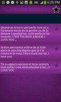 برنامه‌نما Best Message D'amour عکس از صفحه