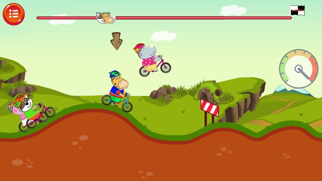 Игры для малышей андроид. 2d гонки. Гонки для малышей. Игра велосипед. Гонки на трехколесных велосипедах игра.