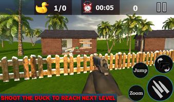 Duck Shoot Hunting Bird Wild Sniper 3D 2018 syot layar 1