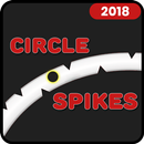 Circle Spikes: Circle Round Ball Avoid Spikes 2D APK