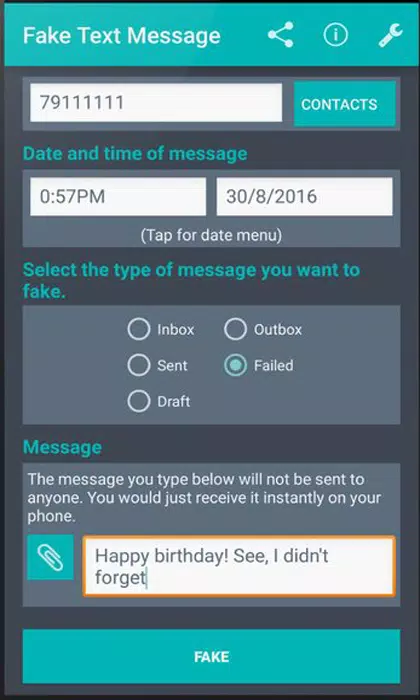 Fake Text Message 2018 APK for Android Download