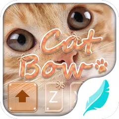 Cat bow emoji keyboard APK Herunterladen