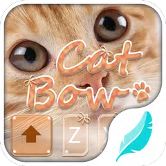 Cat bow emoji keyboard APK download