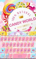 Candy world for HiTap Keyboard Affiche
