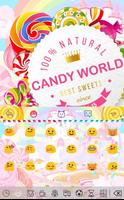 Candy world for HiTap Keyboard capture d'écran 1