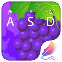 Grape purple for Keyboard APK 下載