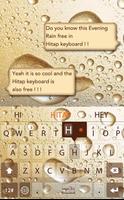 Evening rain Emoji Keyboard screenshot 1