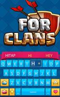 For clans for Hitap Keyboard capture d'écran 1