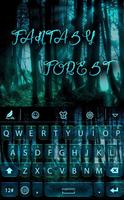 Fantasy fores for Keyboard Affiche
