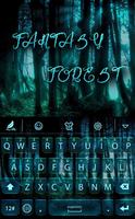 Fantasy fores for Keyboard poster