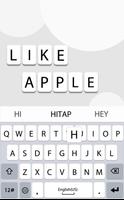 Like apple for HiTap Keyboard capture d'écran 1