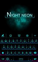 Night neon for Hitap Keyboard Affiche