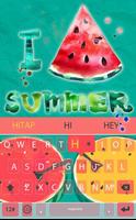 Summer watermelon for Keyboard تصوير الشاشة 1