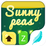 Sunny peas for HiTap Keyboard icône