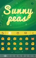 Sunny peas for HiTap Keyboard capture d'écran 2