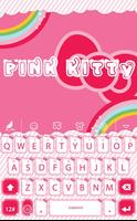 Pink kitty for Hitap Keyboard Affiche