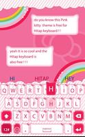 Pink kitty for Hitap Keyboard screenshot 1