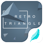 Retro triangle for Keyboard-icoon