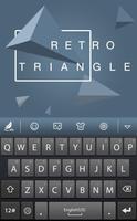 Retro triangle for Keyboard penulis hantaran