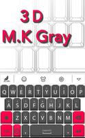 3D M.K Red for Hitap Keyboard poster