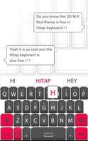 3D M.K Red for Hitap Keyboard screenshot 1