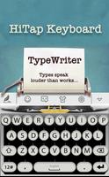 Typewriter for HiTap Keyboard Affiche