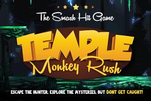 Temple Monkey Rush Affiche