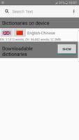 English to Chinese Dictionary Affiche