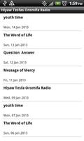 Hiyaw Tesfas Oromifa Radio captura de pantalla 1