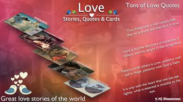Love Stories & Quotes Pro Affiche