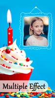 Happy Birthday Cake PHOTO Frame Editor captura de pantalla 2
