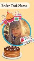 Happy Birthday Cake PHOTO Frame Editor captura de pantalla 3