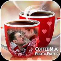 Coffee Cup Photo Frame : Coffee Mug Photo Editor poster