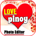 Pinoy, Tagalog, Hugot & Bisaya Love Quotes Editor 图标