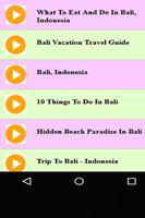 Indonesia Bali Travel & Tourism Guide 截圖 1