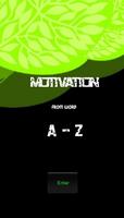 Motivation A-Z Affiche