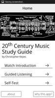 20th Century Music Study Guide Affiche